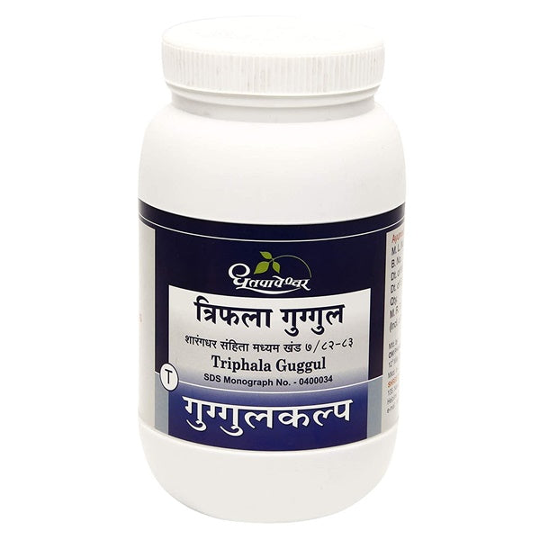 Dhootapapeshwar Triphala Guggulu (60 tabs)