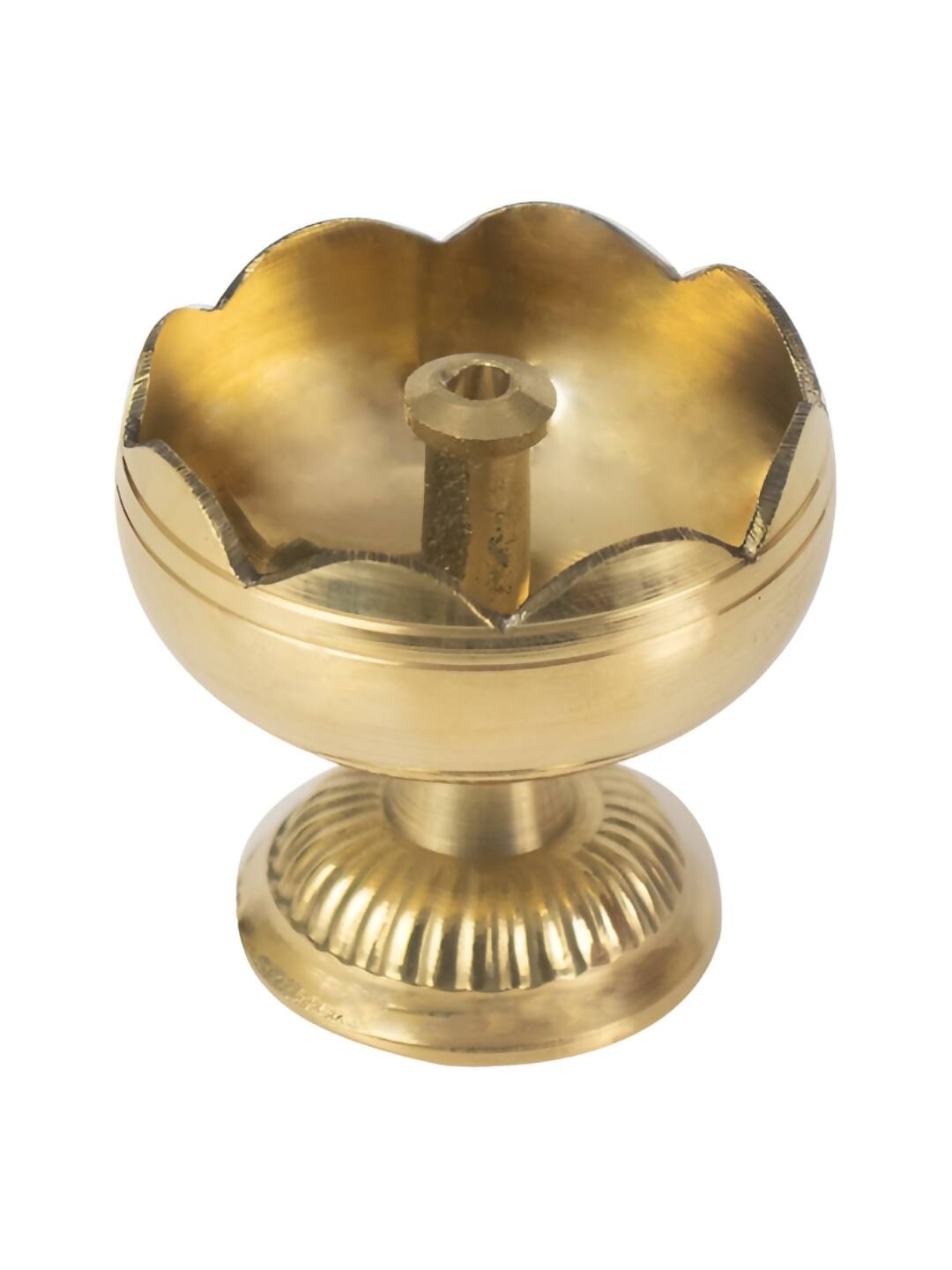 Spillbox Gold-Toned Brass Diya Pooja Essential