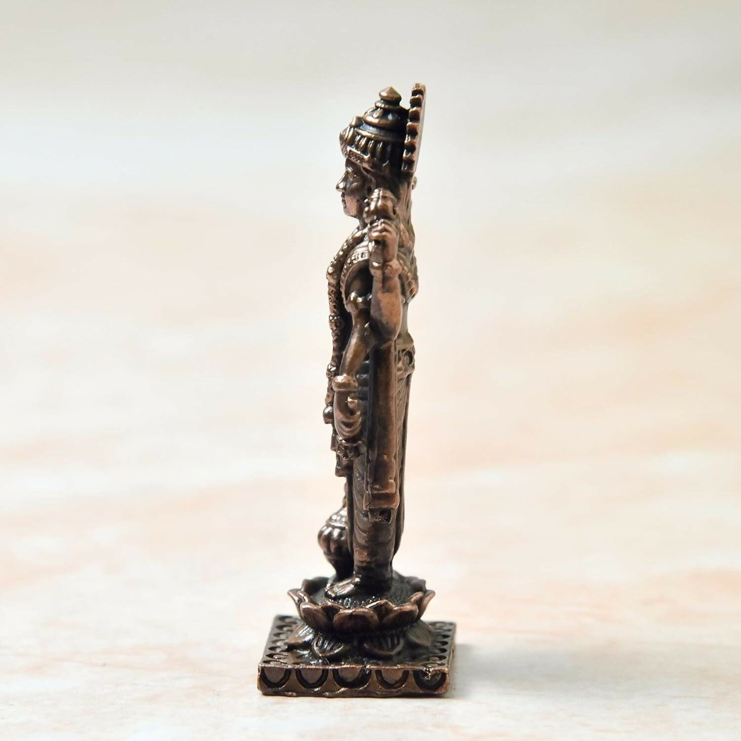 Copper Idols India - By Bhimonee Decor , Copper Vishnu Idol