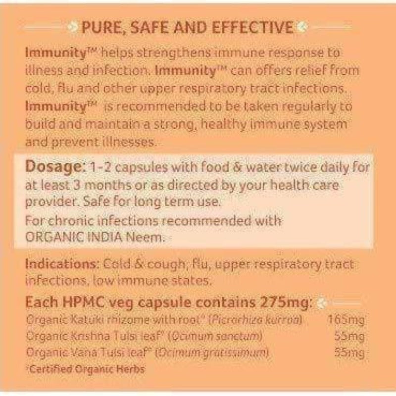 Organic India Immunity Capsules