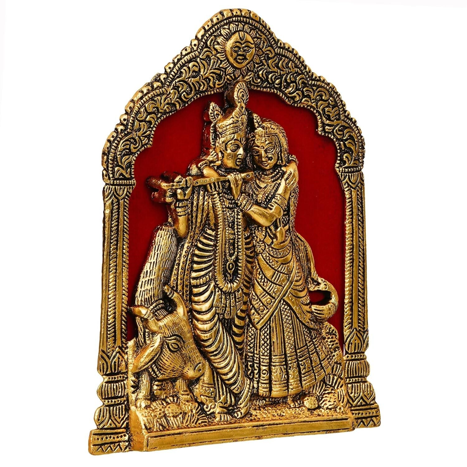 Webelkart Premium Metal Radha Krishna Idol