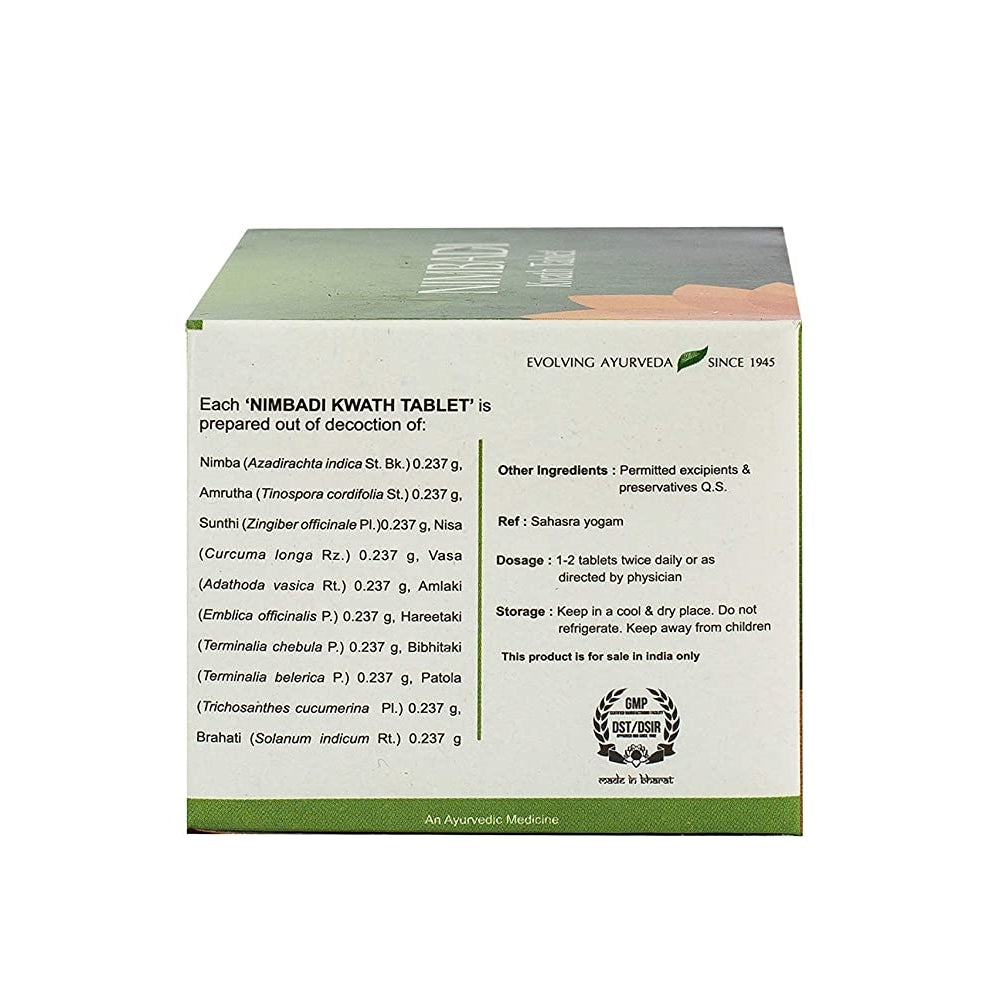 Kerala Ayurveda Nimbadi Kwath Tablets