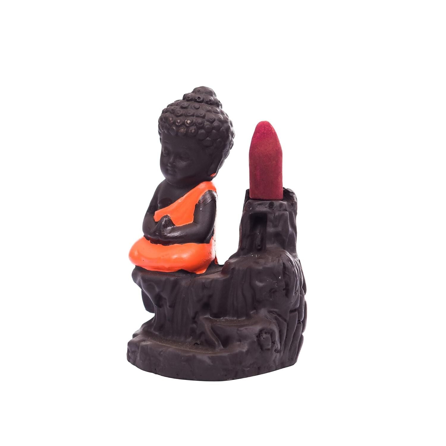 eCraftIndia Meditating Monk Buddha Idol