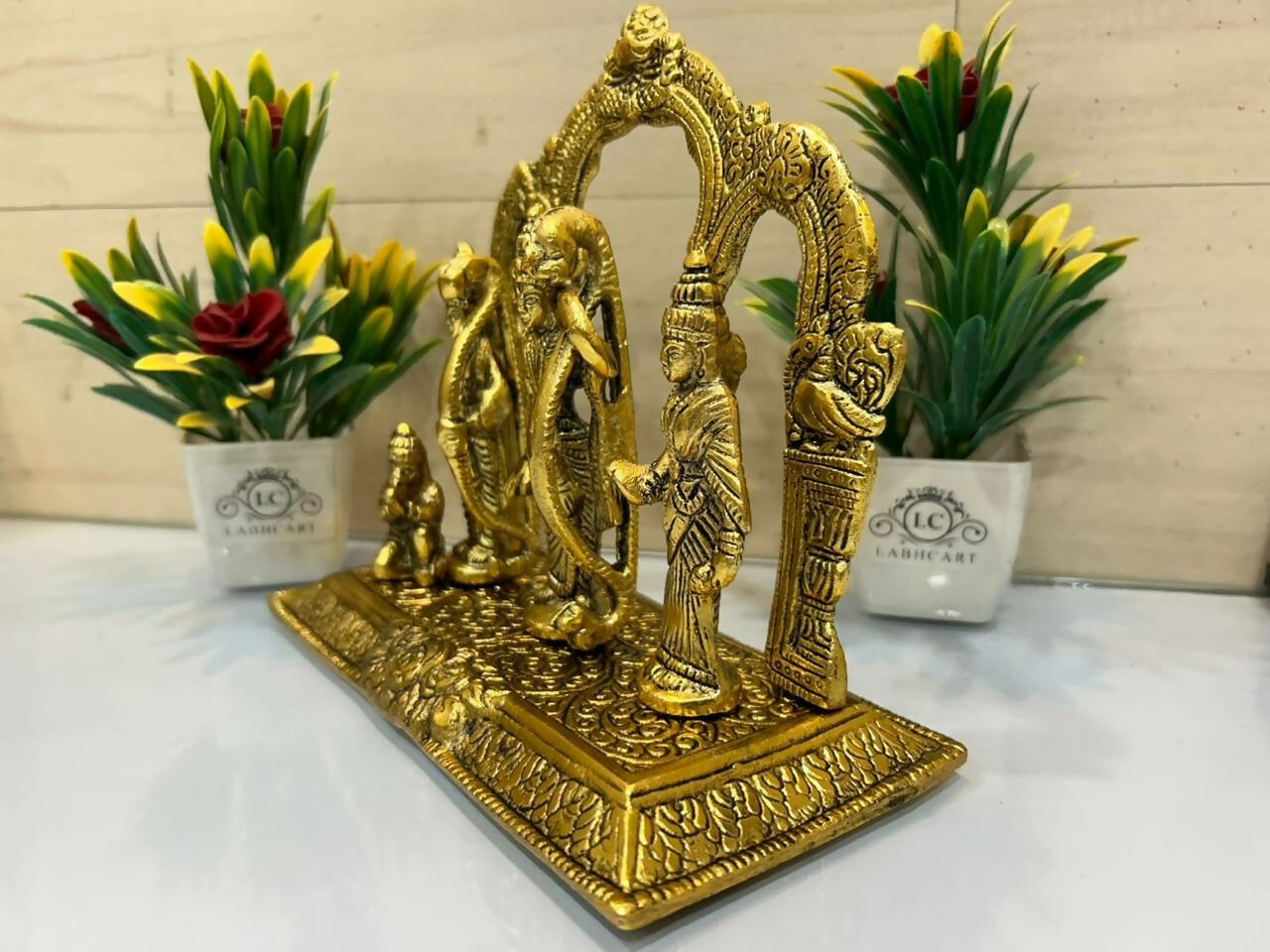 Labhcart Metal Ram Darbar Statue Set