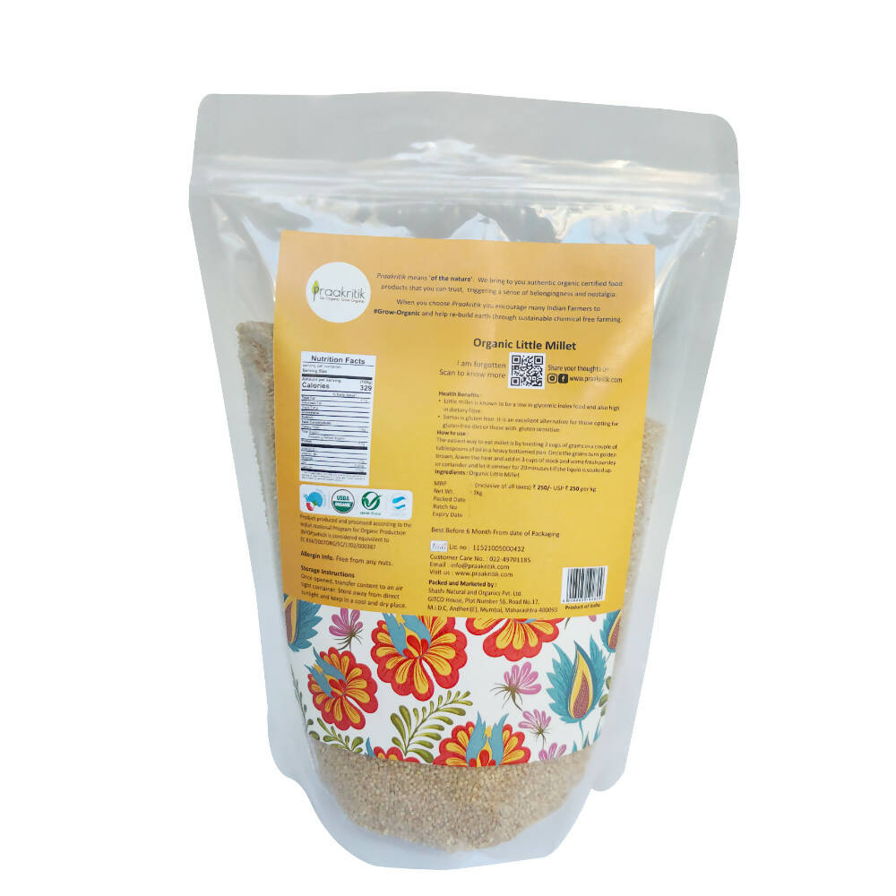 Praakritik Organic little Millet (Sama)