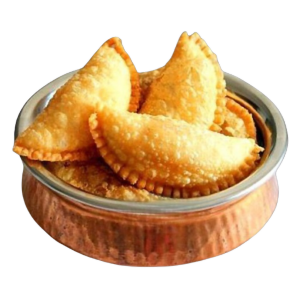 Godavari Vantillu Kajjikayalu (Crispy Coconut Gujiya/Karanji)