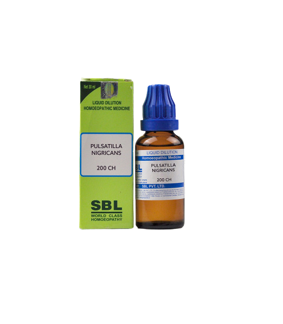 SBL Homeopathy Pulsatilla Nigricans Dilution