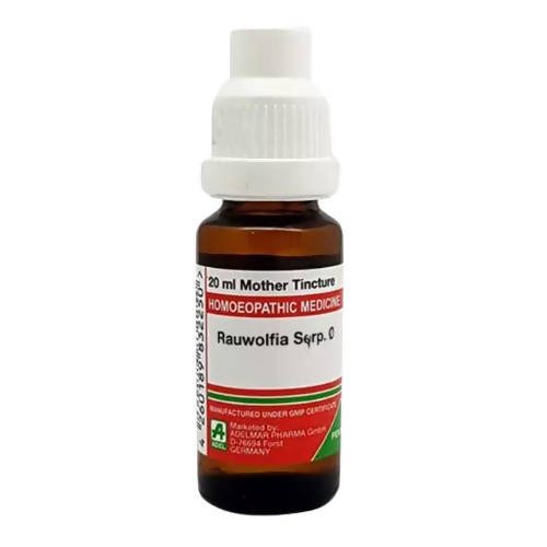 Adel Homeopathy Rauwolfia Serp Mother Tincture Q