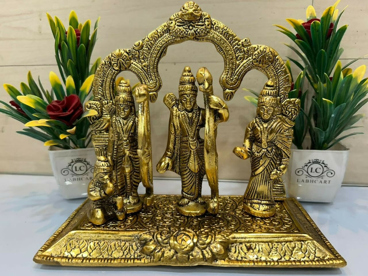 Labhcart Metal Ram Darbar Statue Set