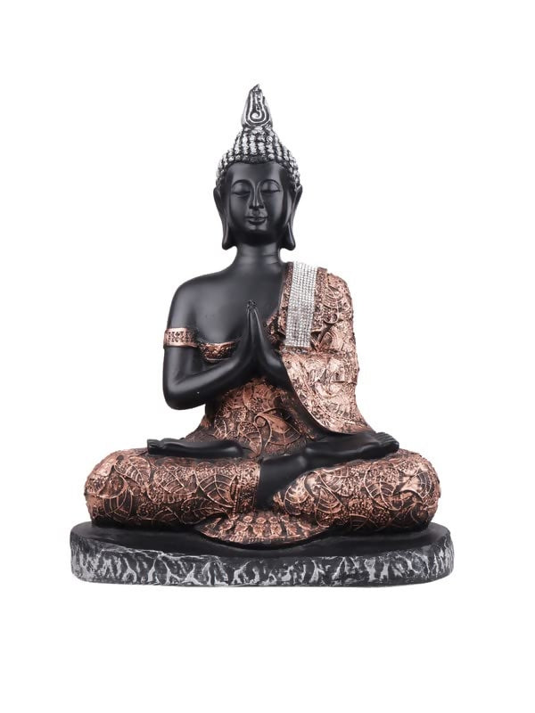 The White Ink Decor Lord Buddha Statue