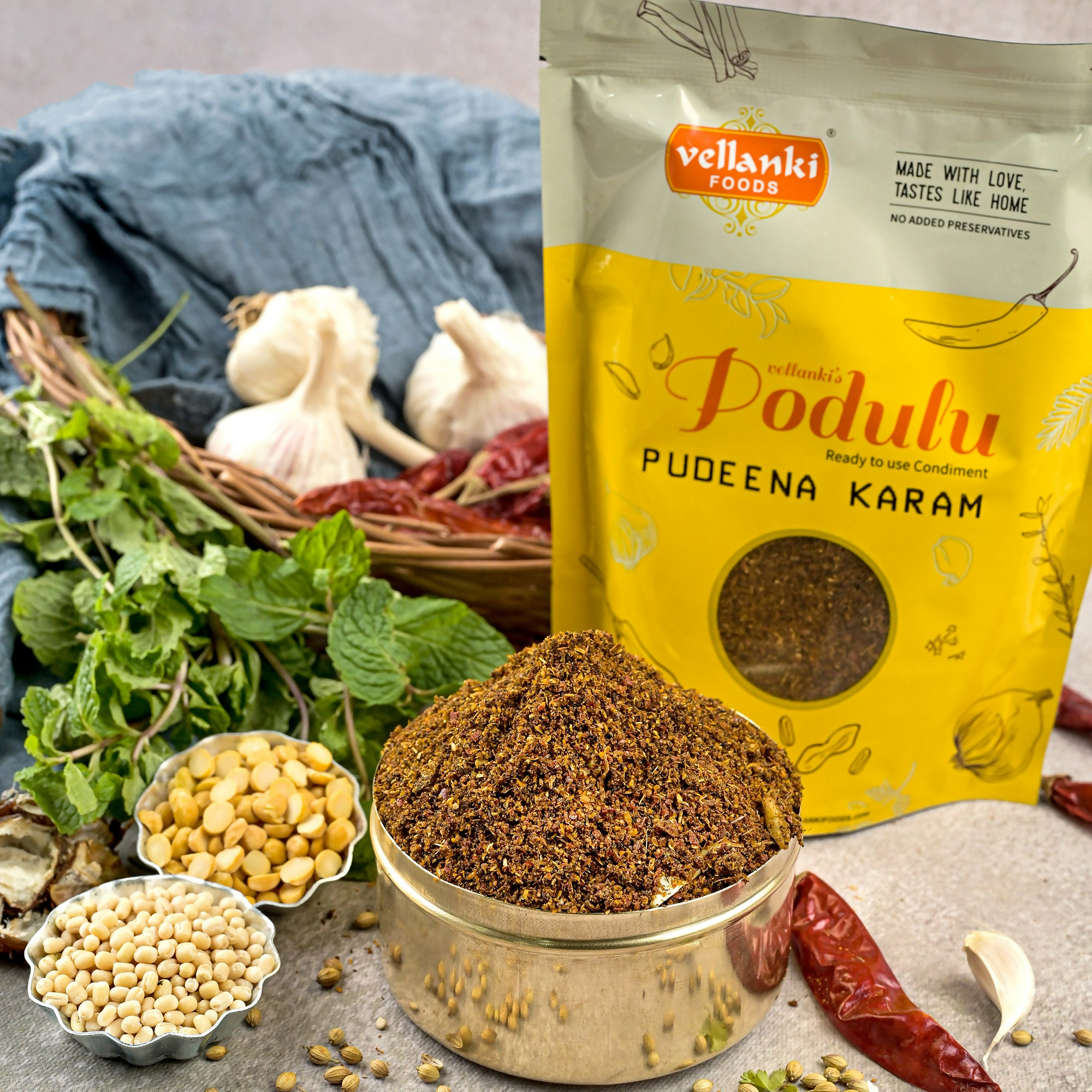 Vellanki Foods Pudina Karam