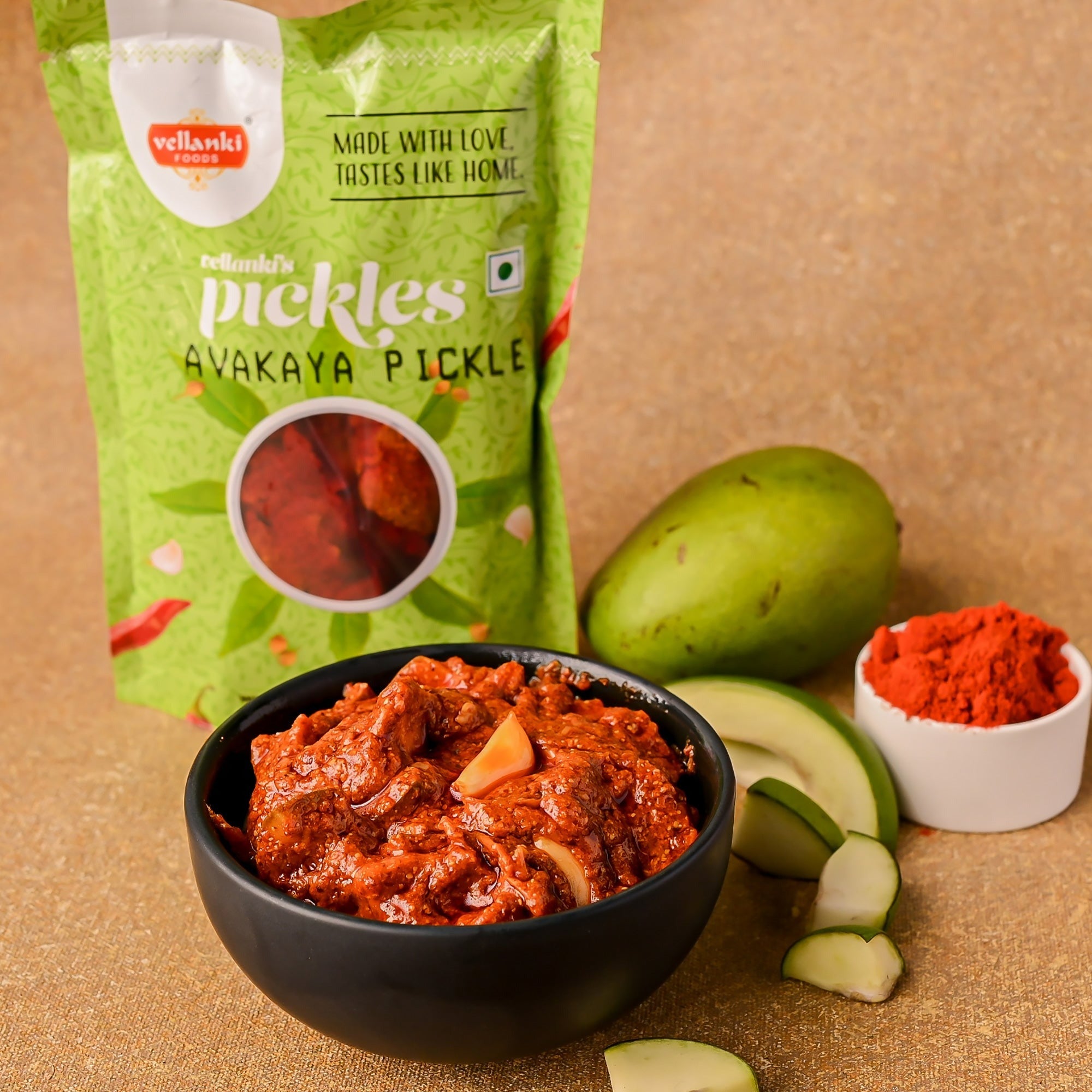 Vellanki Foods - Mango Pickle wih Garlic / Lahasun Ka Aam Aachar