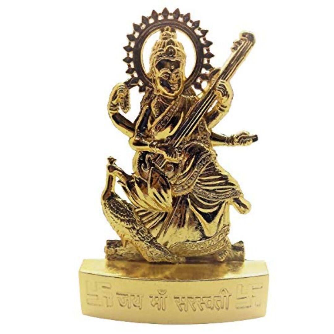 Rudram Handicrafted Maa Saraswati Vidya Devi Idol