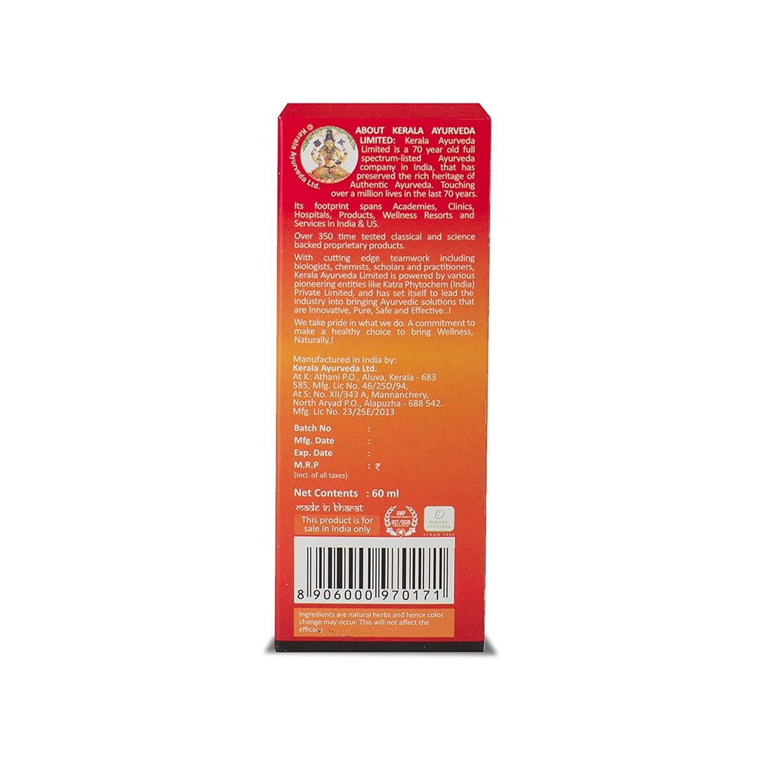 Kerala Ayurveda Myaxyl Oil