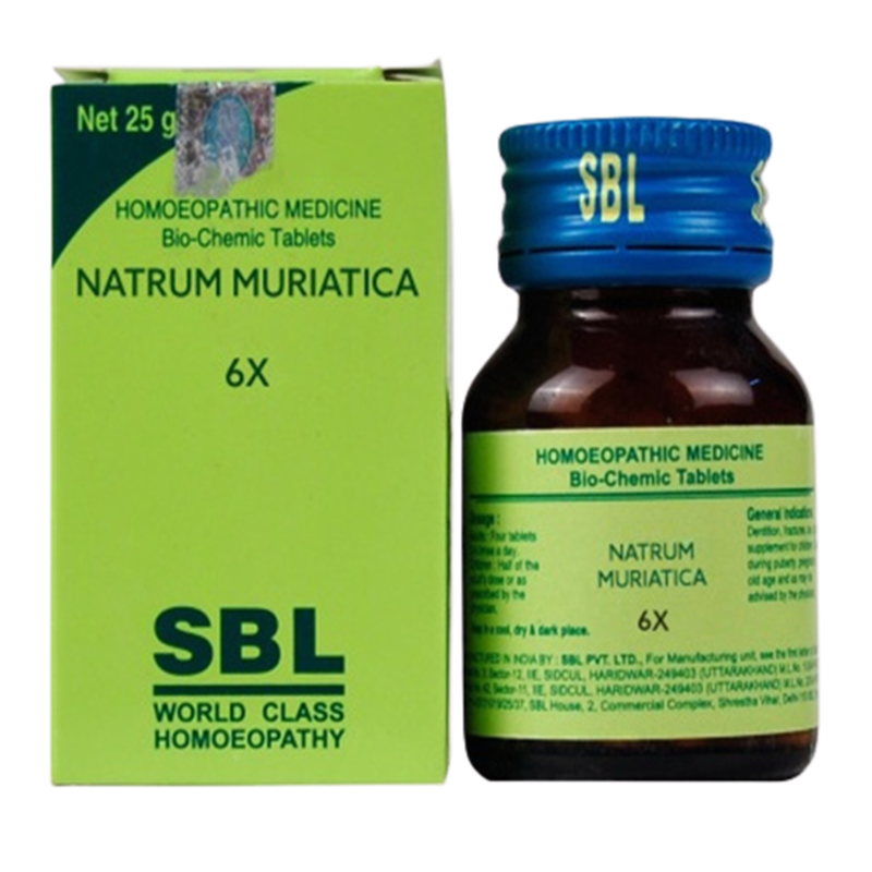 SBL Homeopathy Natrum Muriaticum Biochemic Tablets