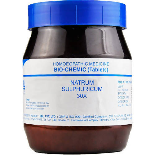 SBL Homeopathy Natrum Sulphuricum Biochemic Tablets