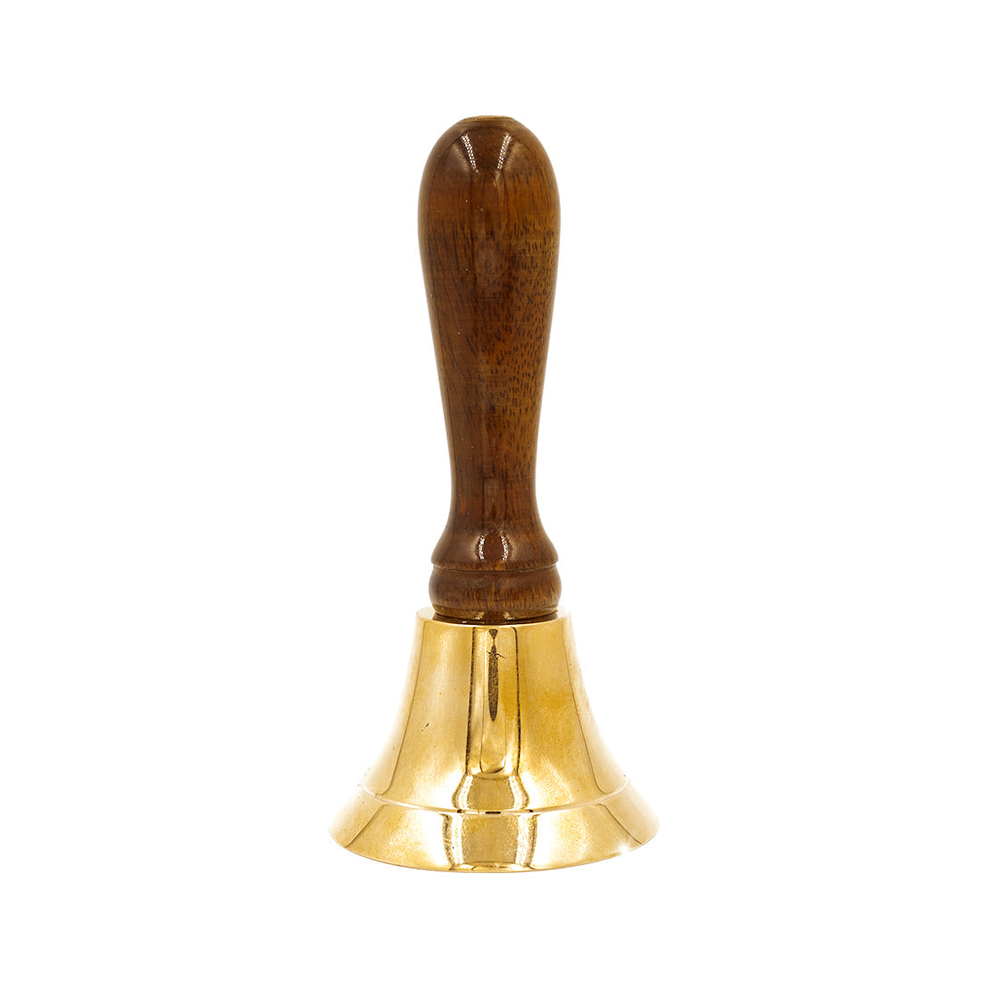 Shubhkart Nitya Brass Wooden Puja Bell