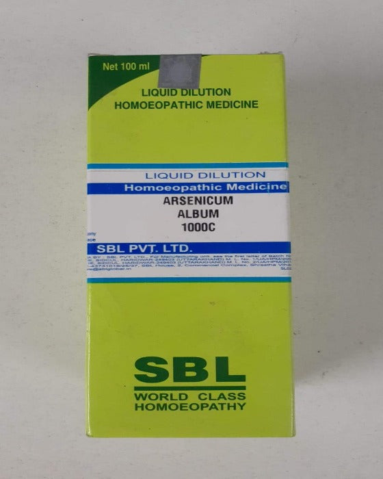 SBL Homeopathy Arsenicum Album Dilution