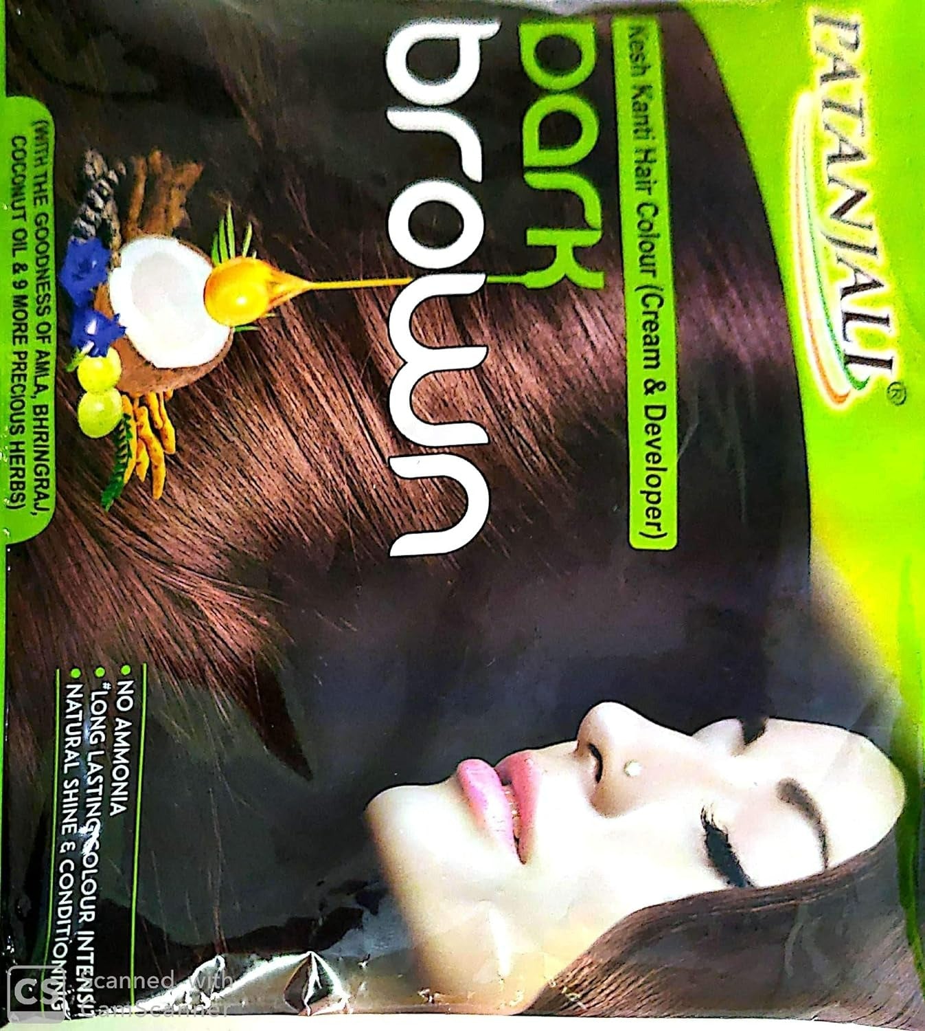 Patanjali Kesh Kanti Hair Colour (Cream & Developer) - Dark Brown