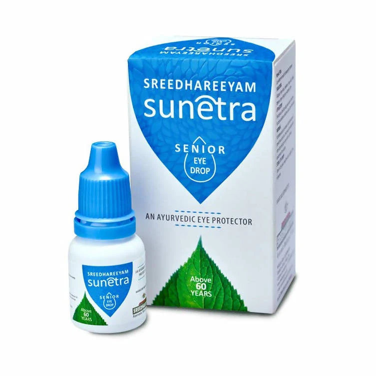 Sreedhareeyam Ayurveda Sunetra Senior Herbal Eyedrops -10 ml