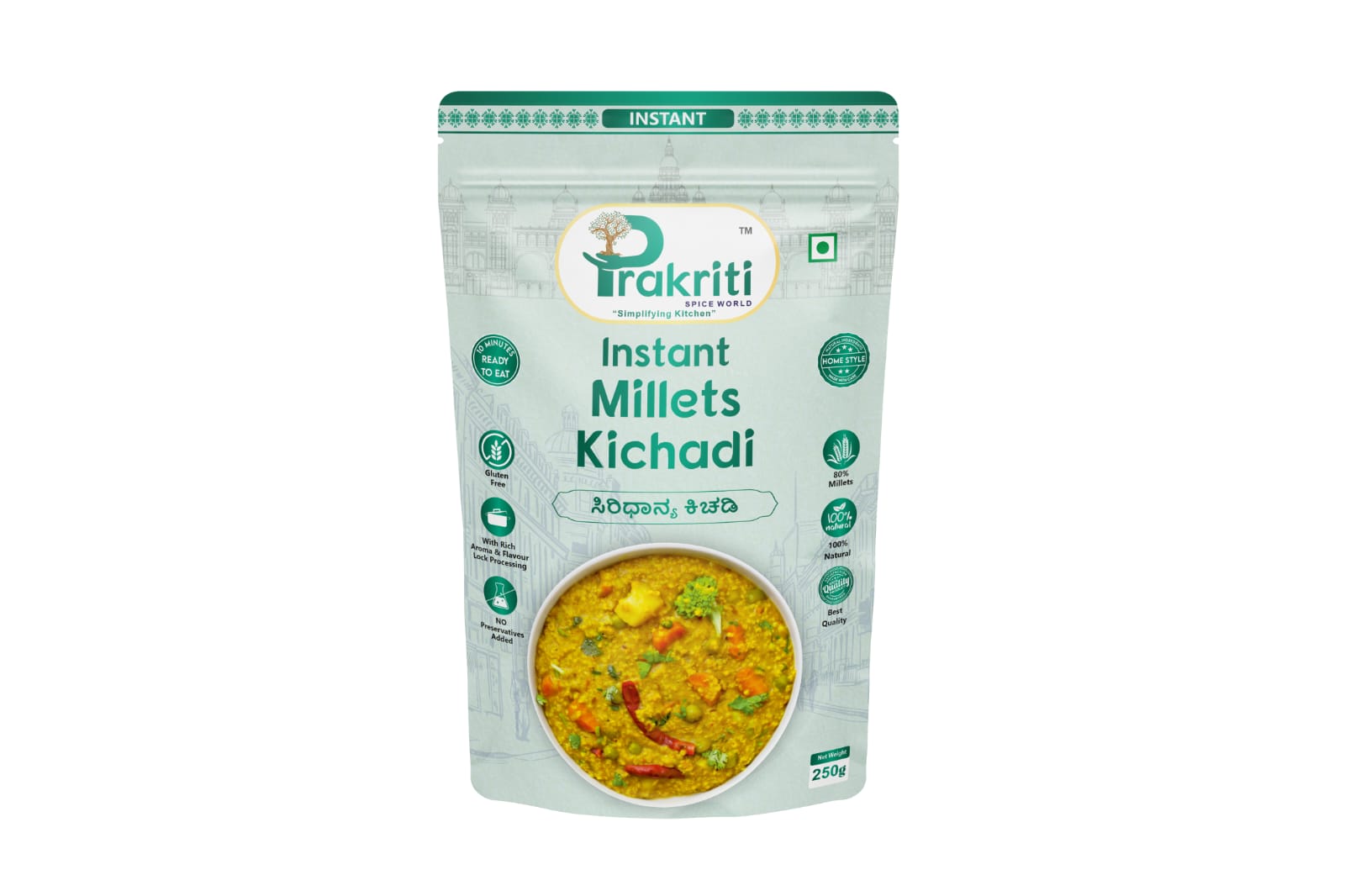 Instant Millets Khichadi- Prakriti Spice World