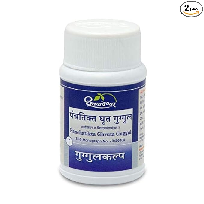 Shree Dhootpapeshwar Ltd. Panchatikta Ghruta Guggul (60 Tab) - 150gm